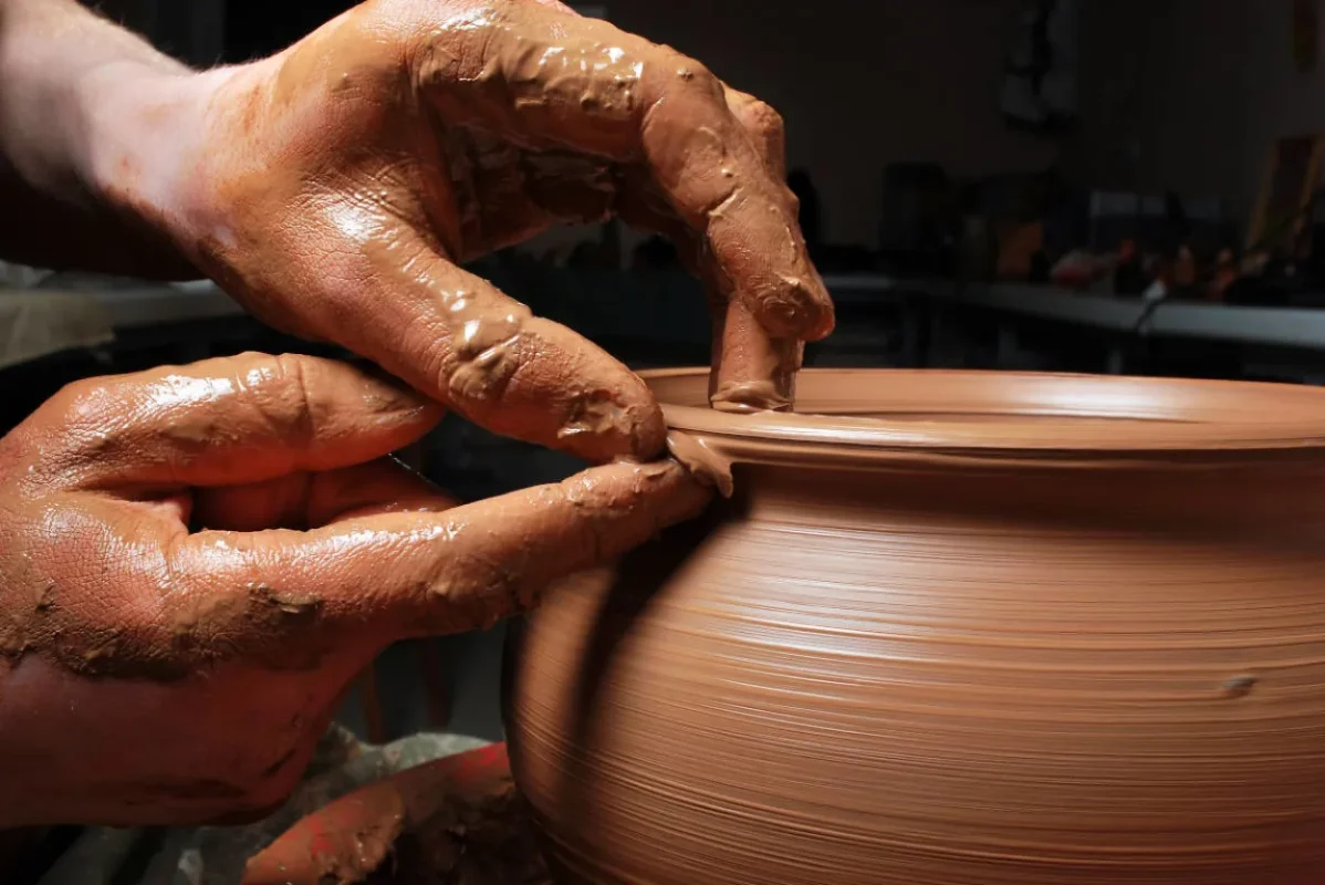 Traditional pottery workshop as part of Spanish cultural activities