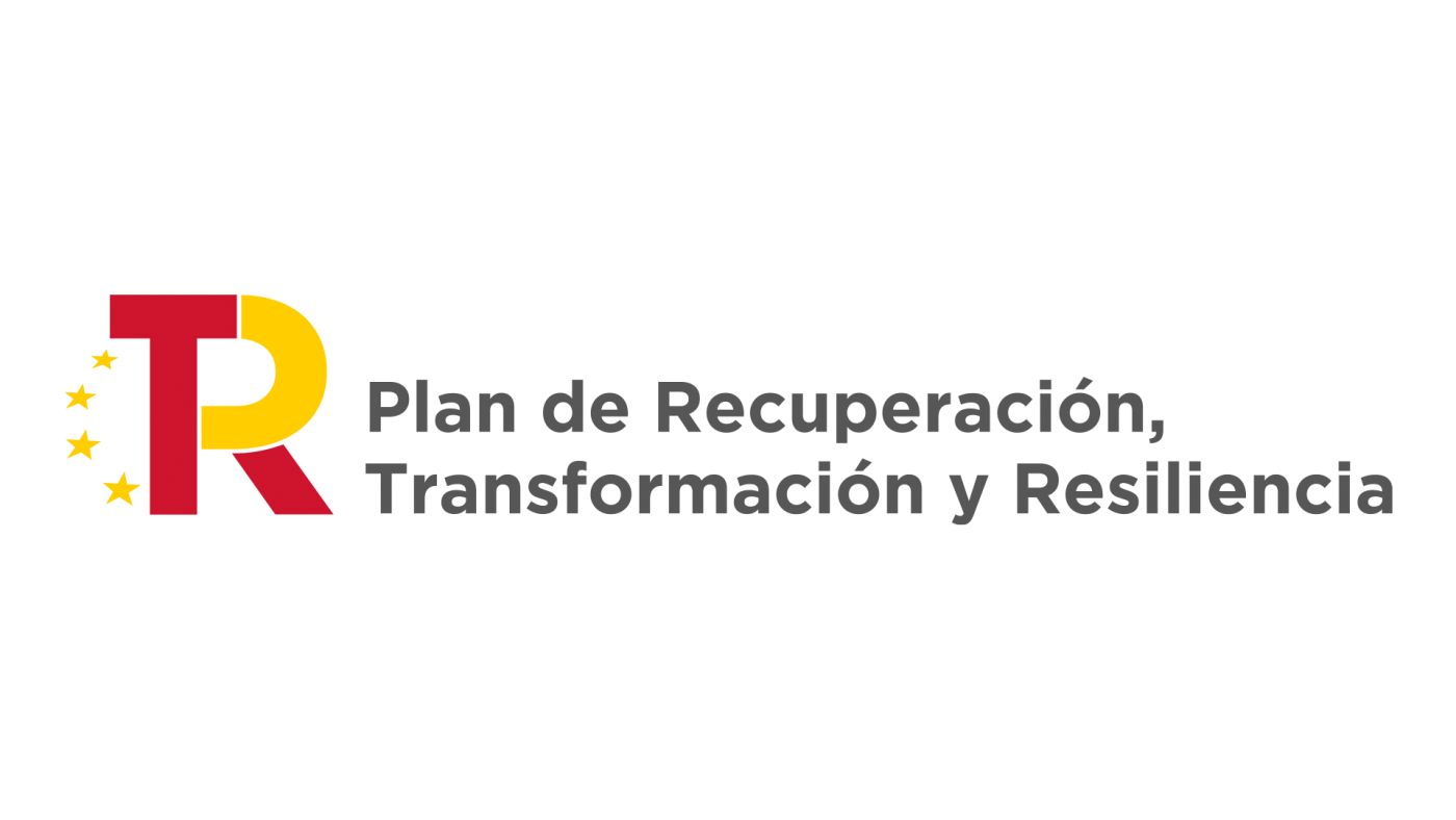 logotipo del plan de recuperación, transformación y resiliencia para la web learn spanish